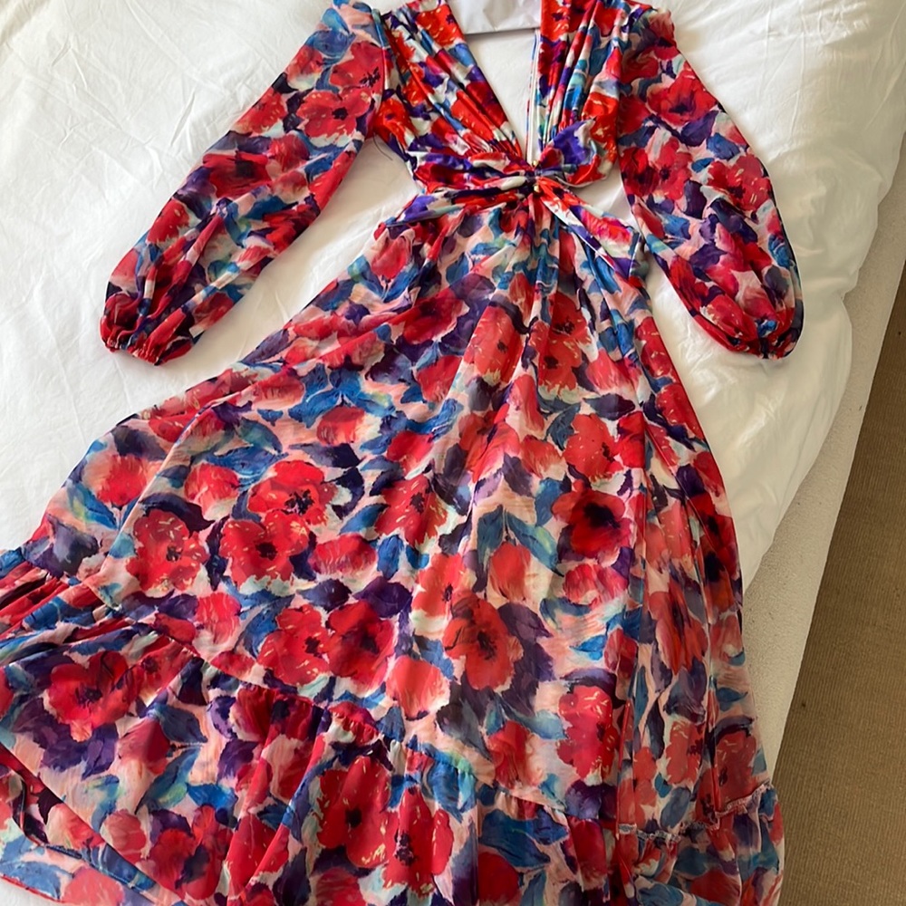 PatBo cutout maxi dress